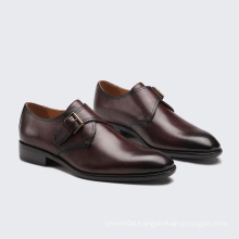 Luxury Custom Official Dress Men's Fashionable Gentle Leather Monk Shoes